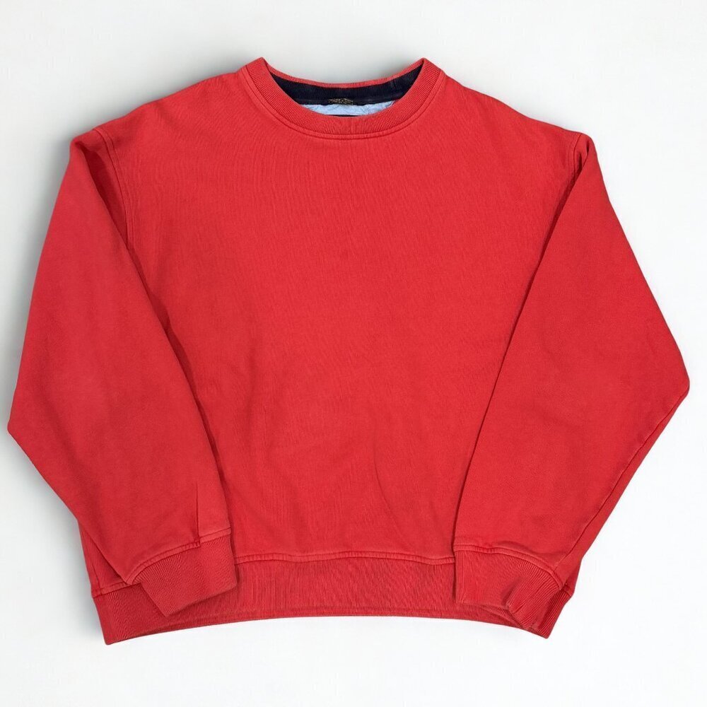 Tommy Hilfiger Vintage Y2K Red Crewneck Sweatshirt - Women's Large